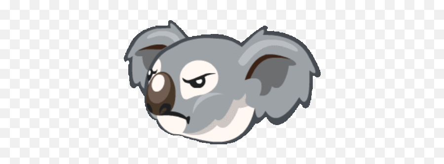 Transparent Koala Gif Picture - Angry Koala Clip Art Emoji,Koala Emoticons