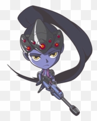 Video Game - Overwatch Widowmaker Cute Spray Emoji,Genji Emoji