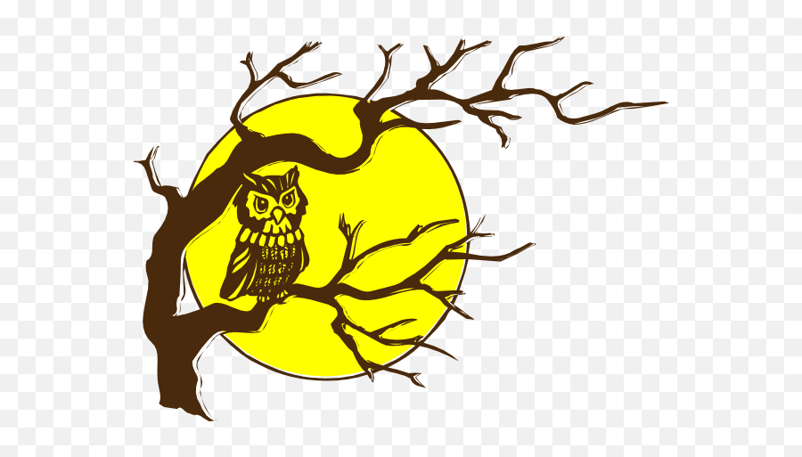 Owl And Moon Clip Art At Vector Clip - Free Clip Art Full Moon Emoji,Fish Moon Emoji