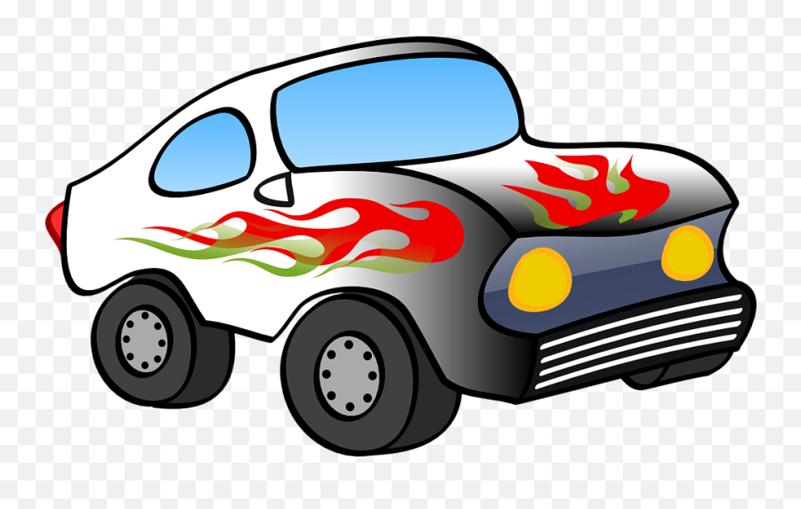 Car Funny Vehicle - Hot Wheel Clip Art Emoji,Fast Car Emoji