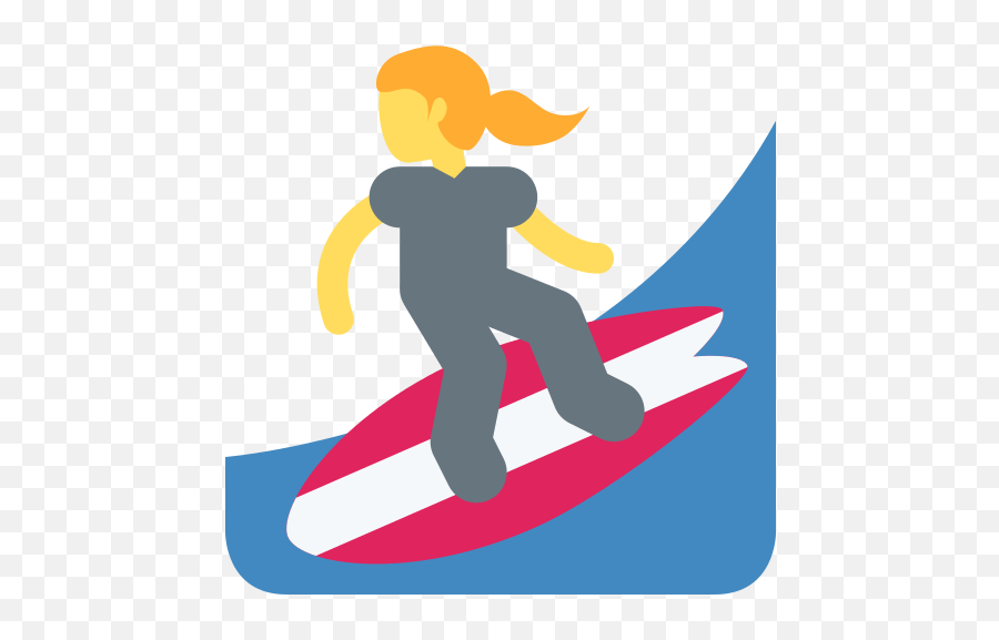 Woman Surfing Emoji Meaning With Pictures - Woman Surfing Emoji,Surf Emoji