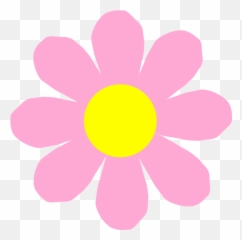 Pink Flower Vector Transparent Png - Purple Cartoon Flower Png Emoji,Flower Emoji Vector