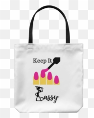 Sassy Chick Unique Tote Bags Design - Tote Bag Emoji,Girl Lipstick Arrow Purse Emoji