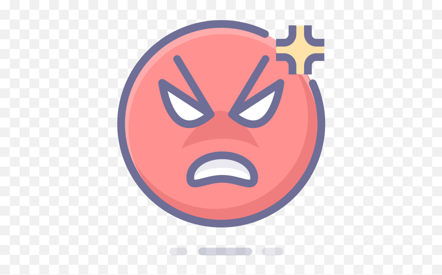 Anger Angry Emoji Emoticon Face Smiley Free Icon Of Emotion - Angry Icon,Angry Emoji
