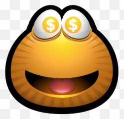 dollars Cash monster Brown Avatar goldigger Money icon - Poker Face Emoji