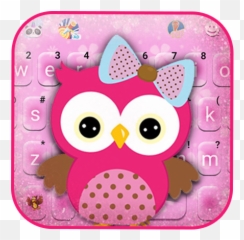 Download Pinky Owl Keyboard Theme For Android Myket - Owl Clipart Png Emoji,Owl Emojis For Android