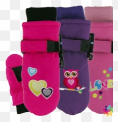 Warm Winter Ski Snowboard Gloves - Leather Emoji,Mitten Emoji