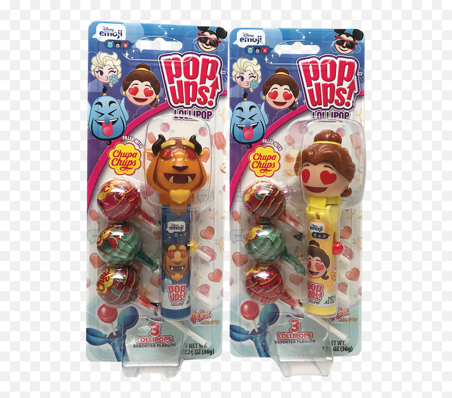 Belle U0026 The Beast Disney Imojii Pop Ups Lollipop Holders - Baby Toys Emoji,Emoji Lollipop