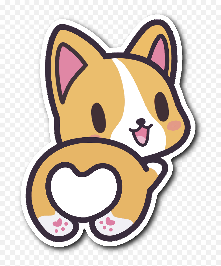Pin - Puppy Stickers Clip Art Emoji,Cow Chop Emoji