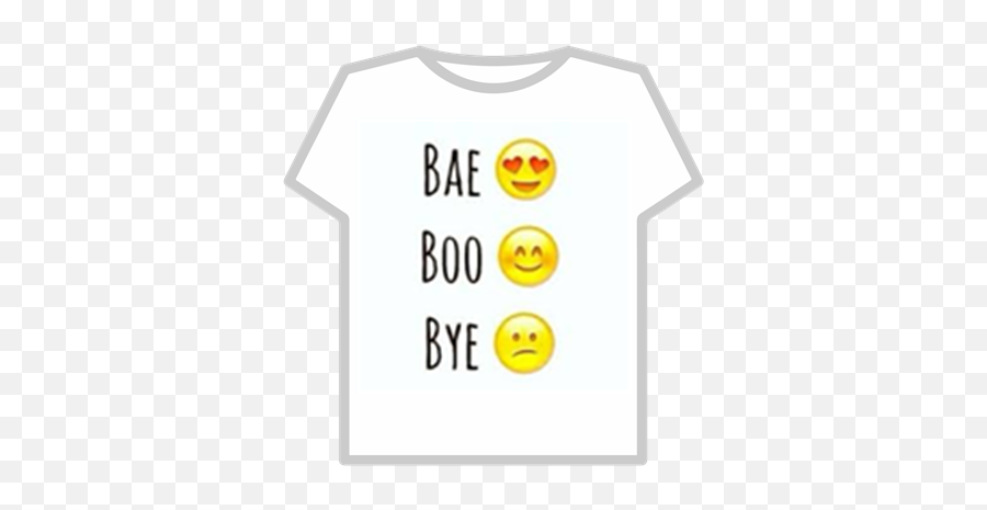 Bae Boo Bye - Roblox Egg Hunt T Shirt Roblox Emoji,Bye Emoticon