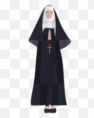 Nun clipart Free download transparent PNG Creazilla - Cross Emoji