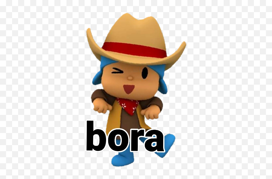 Pocoyo - Fictional Character Emoji,Cowboy Emoji Meme