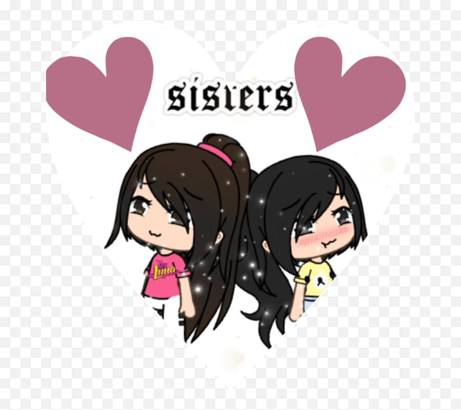 Sistersisters Sticker - Rib Cage Tattoos For Girls Emoji,Sister Emoji