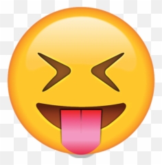 Is A Mirror - Tongue Wink Emoji Png,The Emoji Movie