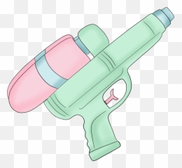 Watergun Waterpistol Sticker - Firearms Emoji