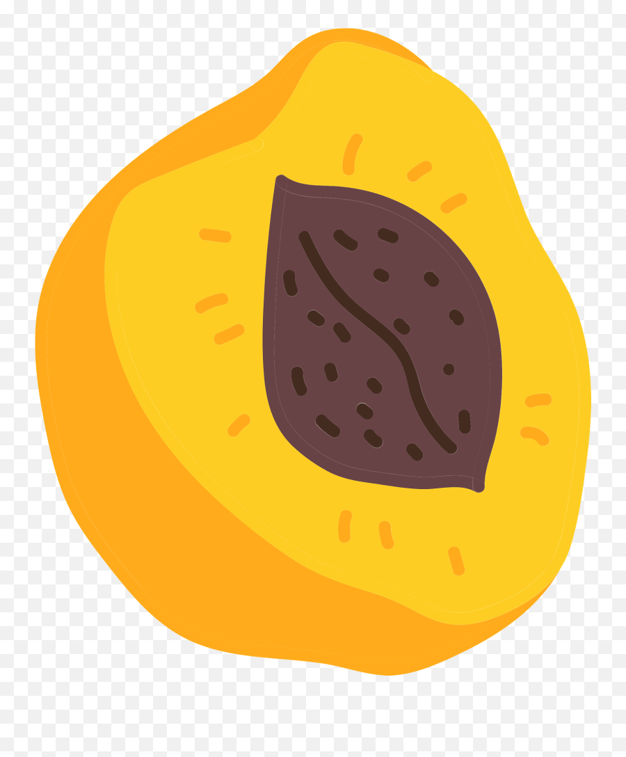 Apricot Clipart - Fresh Emoji,Apricot Emoji