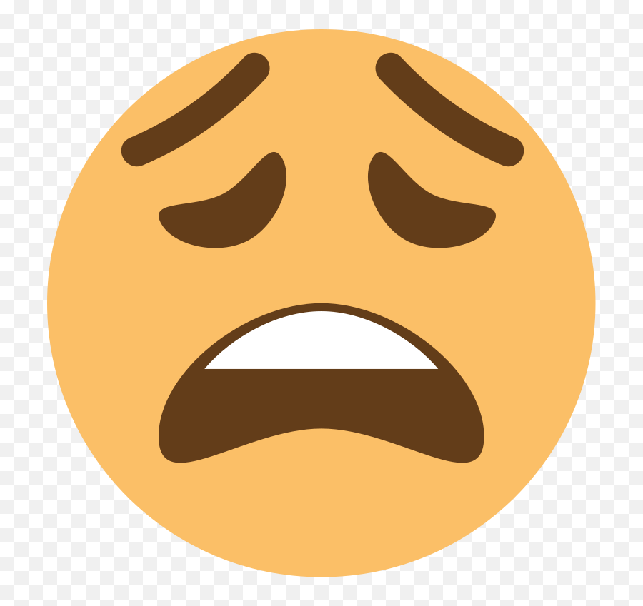 Emojione1 1f629 - Icon Disappointed Svg Emoji,D: Emoji