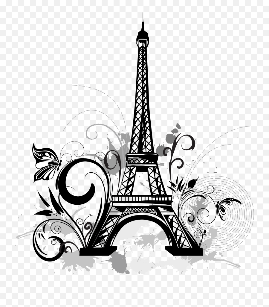 Download Tattoo Wall Eiffel Decal Tower Emoji,Eiffel Tower Emoticon