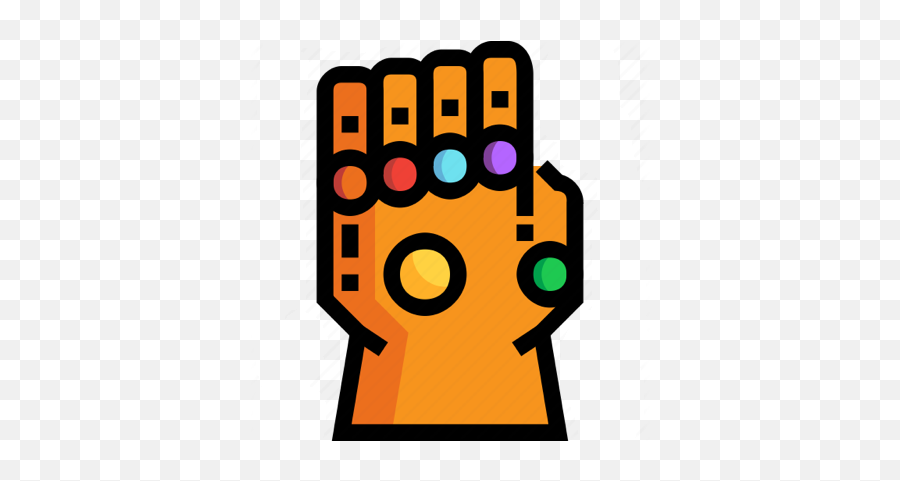 Infinity Gauntlet Clicker V - Vector Infinity Gauntlet Icon Emoji,Infinity Gauntlet Emoji
