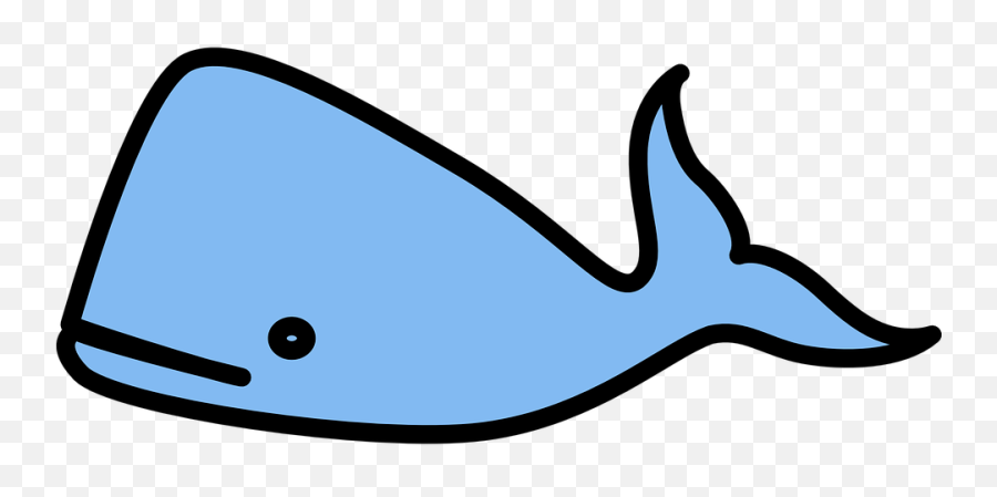 Více Než 100 Obrázk Na Téma Modrá Velryba A Modrá Zdarma - Whale Clip Art Emoji,Dolphin Emoji