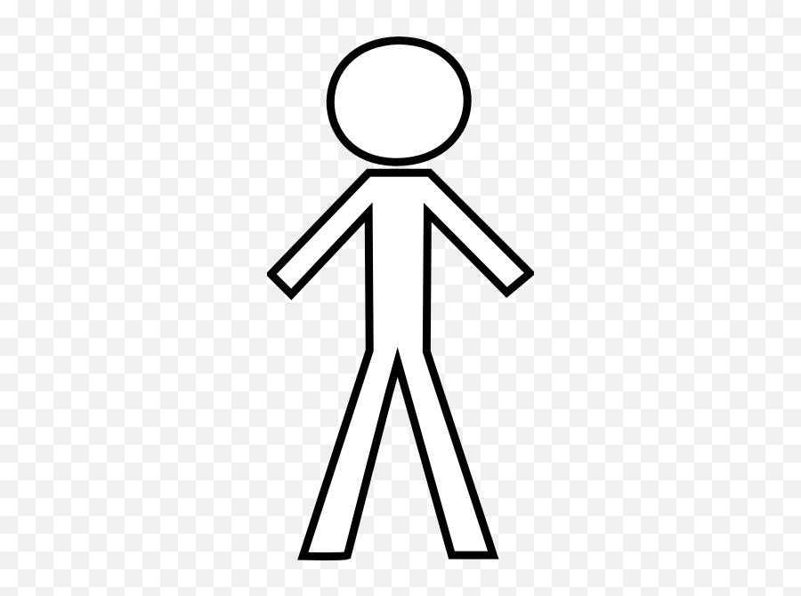 Stick Figure Stick Man Clipart Free - Stick Figure Clipart Black And White Emoji,Emoji Stick Figure
