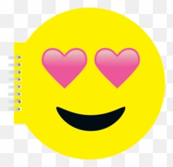 Heart Eyes Emoji Scented Notebook - High Resolution Loved Emoji,Eyes Emoji