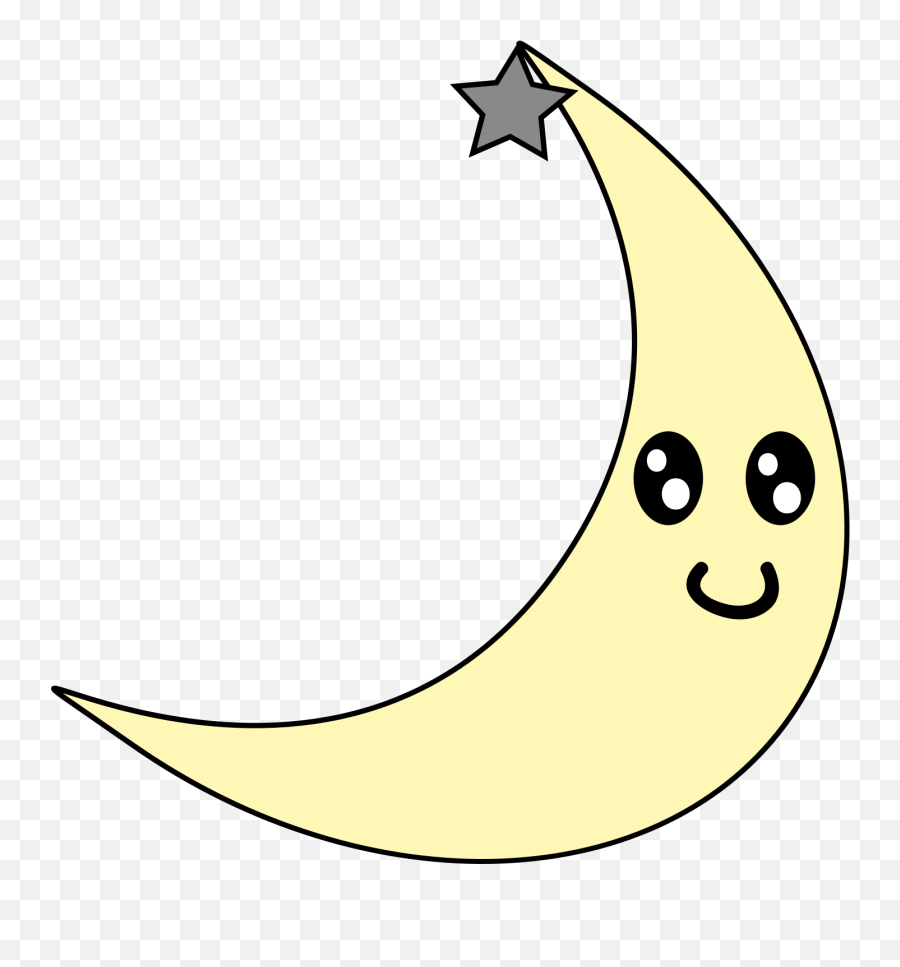 Animated Cartoon Moon Smile - Animated Picture Of Moon Emoji,Smiling Moon Emoji