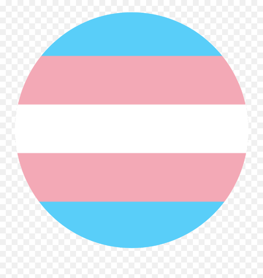Prideflag Transflag Transgender - Trans Flag Circle Transparent Emoji,Trans Flag Emoji