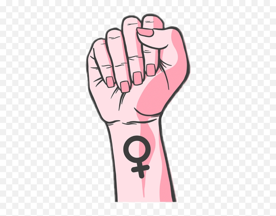 Fist Girl Girlpower Power Runtheworld - Black Power Fist Woman Emoji,Power Fist Emoji