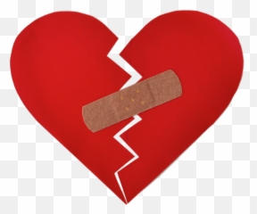 Pink Clipart Broken Heart Transparent - With Bandage Emoji