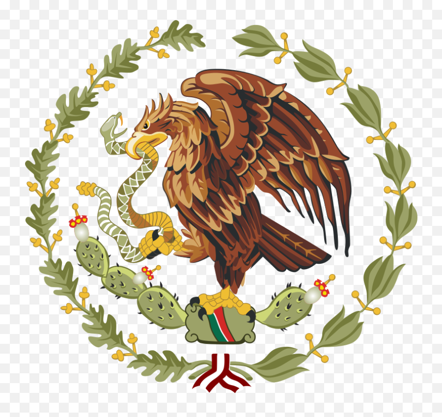 Coat Of Arms Of Mexico - Mexican Flag Eagle Transparent Emoji,Emoji Flags And Names