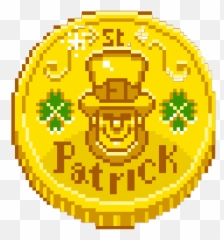 Gold Coin Leprechaun Stpatricksday Shamrocks Freetoedit - Game Theory Logo Transparent Background Emoji
