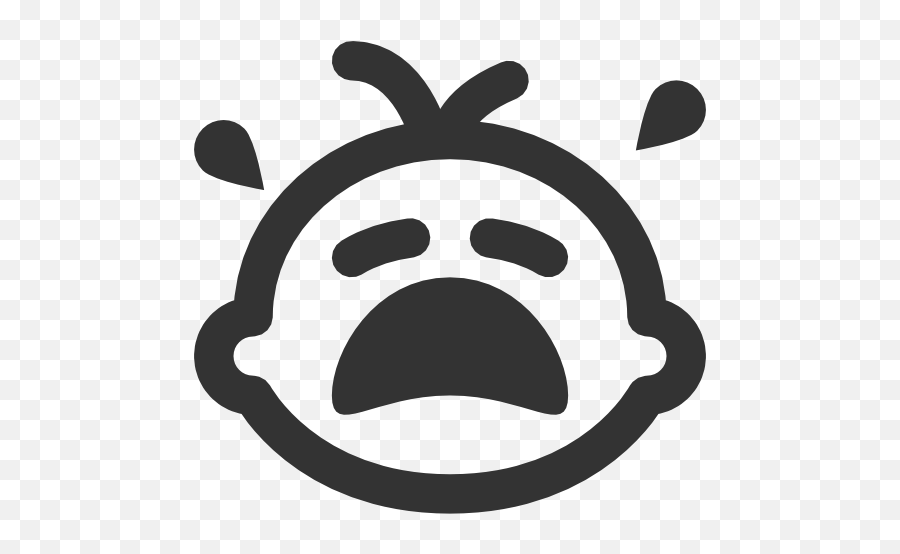 Crying Baby Icon - Crying Baby Icon Emoji,Baby Crying Emoji
