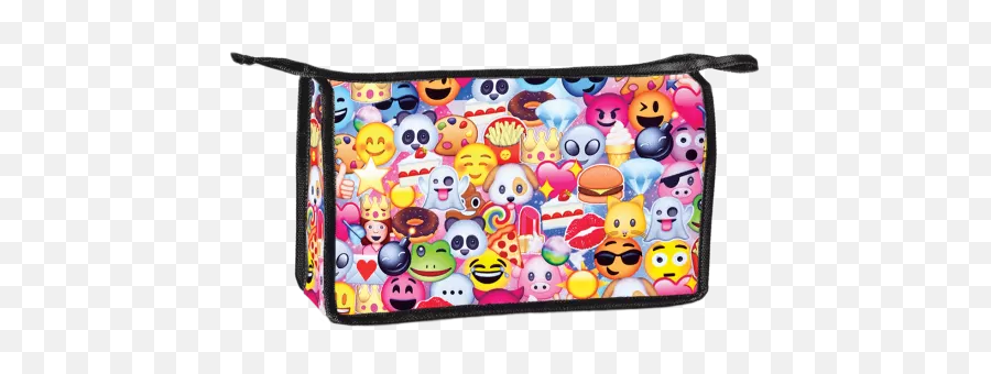 Emoji Collage Travel Bag - Wristlet,Bag Emoji