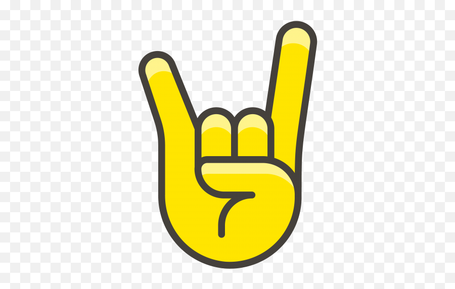 Download Sign Of The Horns Emoji - Sinal De Corno,Horns Emoji
