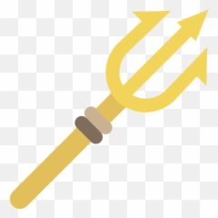 Trident Icon At Getdrawings - Yellow Trident Icon Png Emoji,Trident Emoji