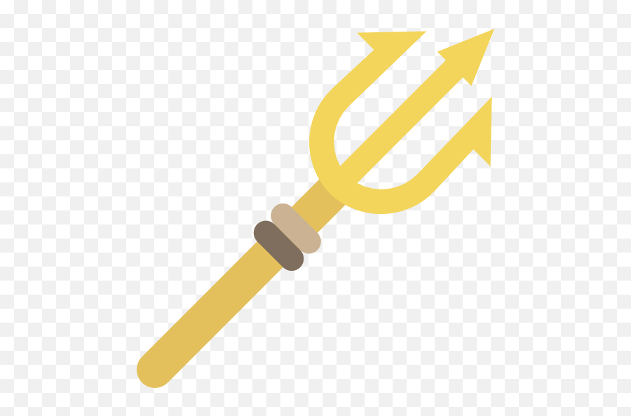 Trident Icon At Getdrawings - Yellow Trident Icon Png Emoji,Trident Emoji