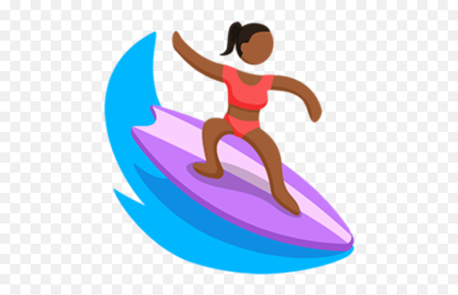 Surfing Community - Clip Art Emoji,Surf Emoji