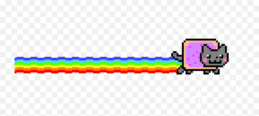 Nyan Cat Clipart - Nyan Cat Long Gif Emoji,Nyan Cat Emoticon Google Chat