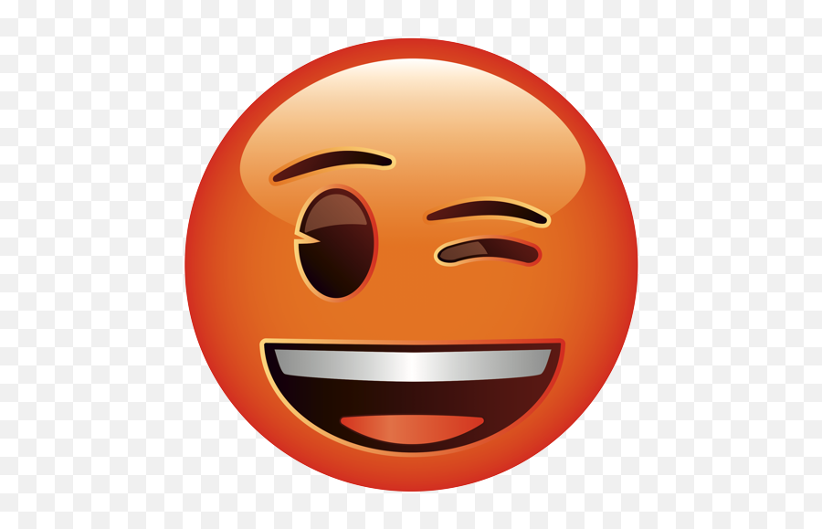 Emoji - Smiley,Winking Face Emoji