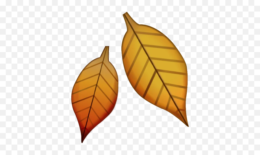Fallen Leaf Emoji - Fall Leaves Emoji Png,Plant Emoji