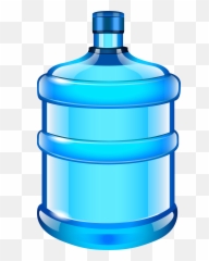 Water Bottle Clipart Transparent - Water Big Bottle Png Emoji,Bottled Water Emoji