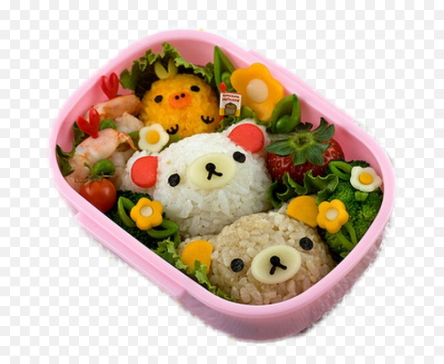 Lunch Box Sticker Challenge - Cute Bento Lunch Emoji,Bento Box Emoji