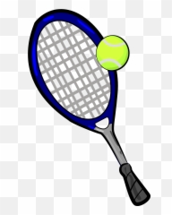 Tennis Ball And Racket Clip Art Clipart - Clip Art Tennis Racket Emoji,Tennis Ball Emoji