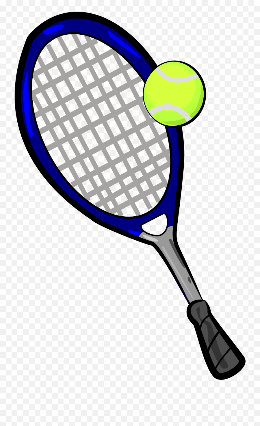 Tennis Ball And Racket Clip Art Clipart - Clip Art Tennis Racket Emoji,Tennis Ball Emoji