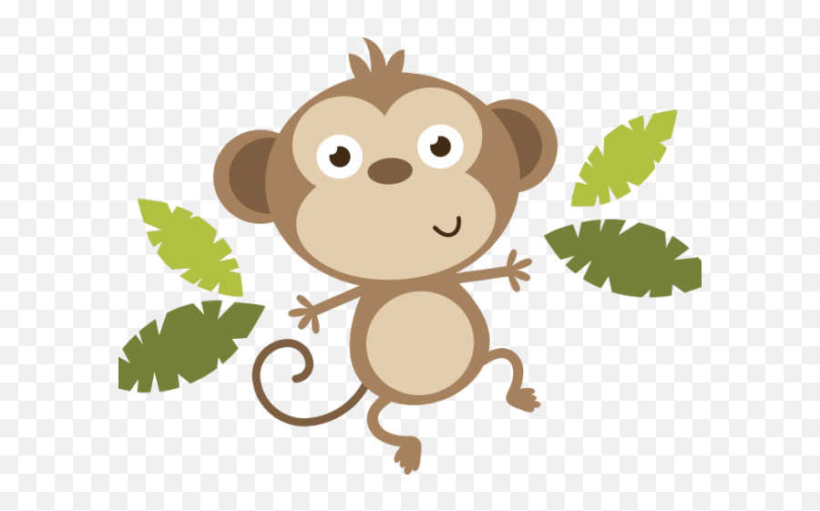 Monkey Clipart Png - Clip Art Monkey Cute Emoji,3 Monkeys Emoji