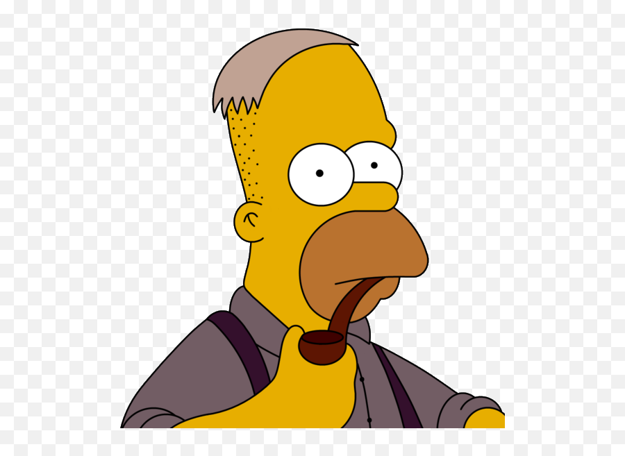 Orville J - Simpson Homer Simpson Grandfather Homer Simpson Grandpa Emoji,Simpson Emoji