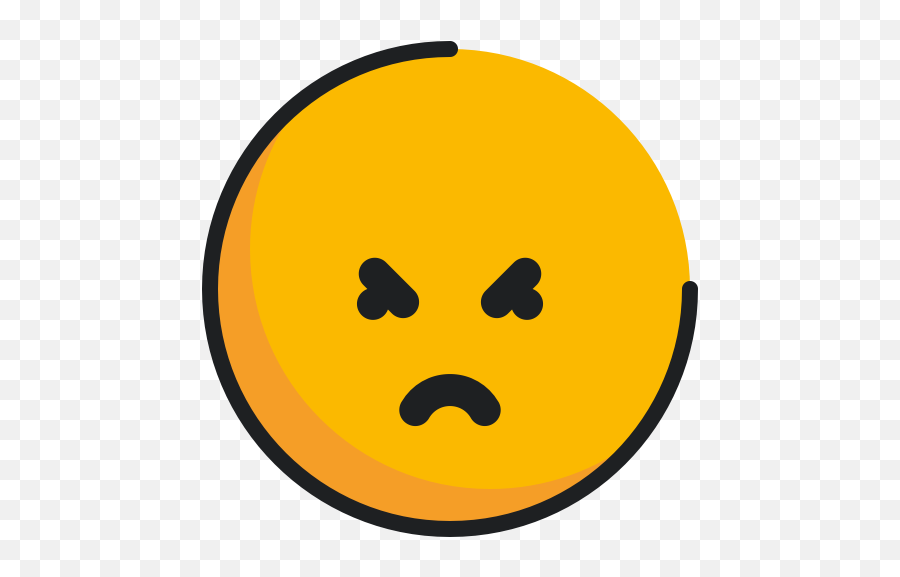 Angry Emoji Emoticon Face Icon - Circle,Nap Emoji