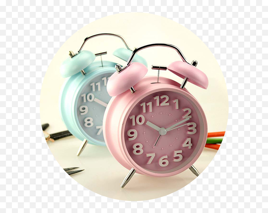 Alarmclock Alarm Clock Blueandpink Emoji,Alarm Clock Emoji