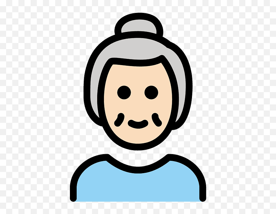 Old Woman Emoji Clipart Free Download Transparent Png - Adulto Mayor Emoticones,Old Emojis